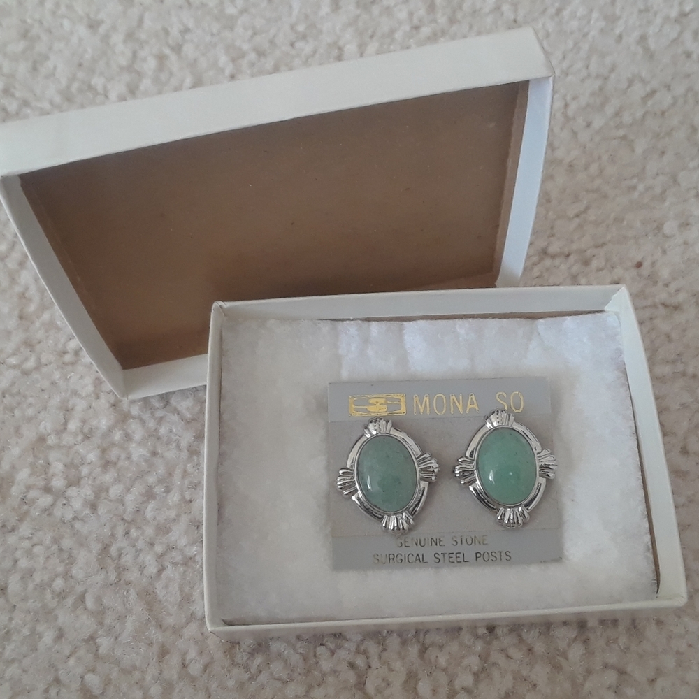 Marshall Field's Mona So Genuine Stone Earrings
